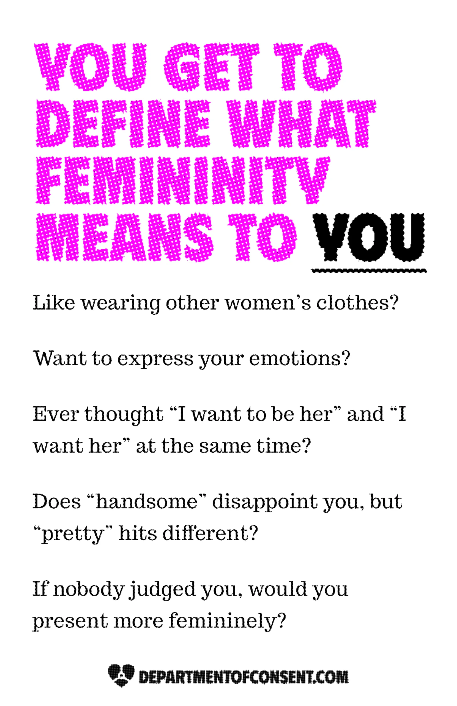 Femininity, Defined by You, page 3 of 6